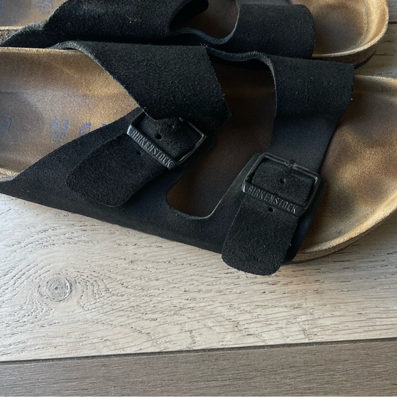 Birkenstock Black Suede Sandals - Picture 2 of 6